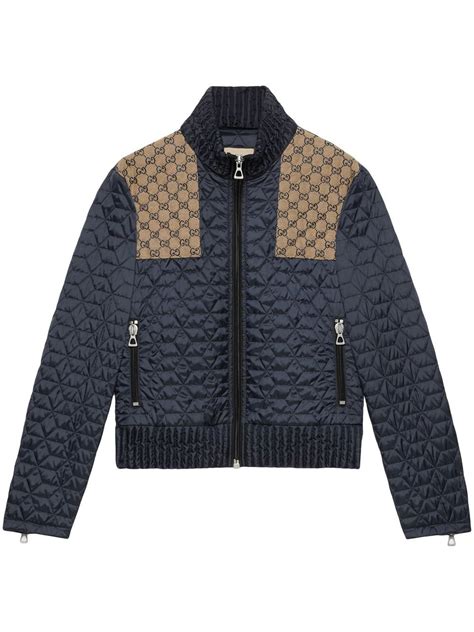 gucci quilted jacket|gucci jacket farfetch.